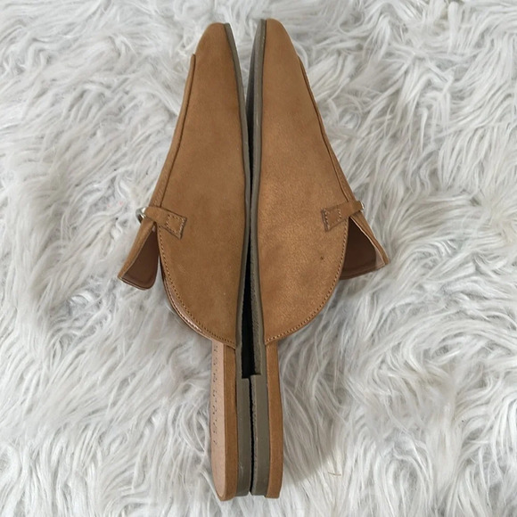 JOURNEE COLLECTION Ameena Tan Slip On Square Toe Mules Flats Size 9 NEW - Picture 7 of 13